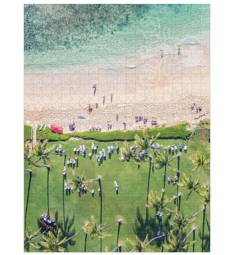 GALISON Gray Malin The Hawaii Beach Double Sided 500 Piece Puzzle