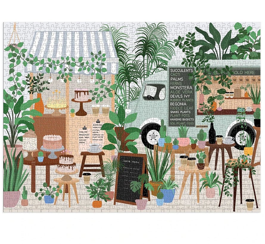 GALISON Plant Cafe 1000 Piece Puzzle