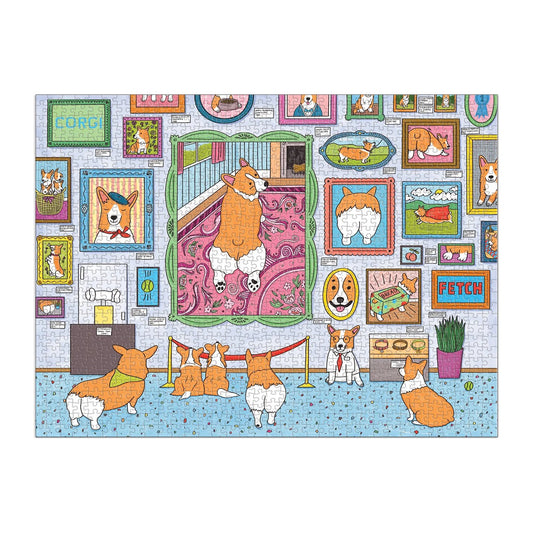 GALISON Museum of the Corgi 1000 Piece Puzzle