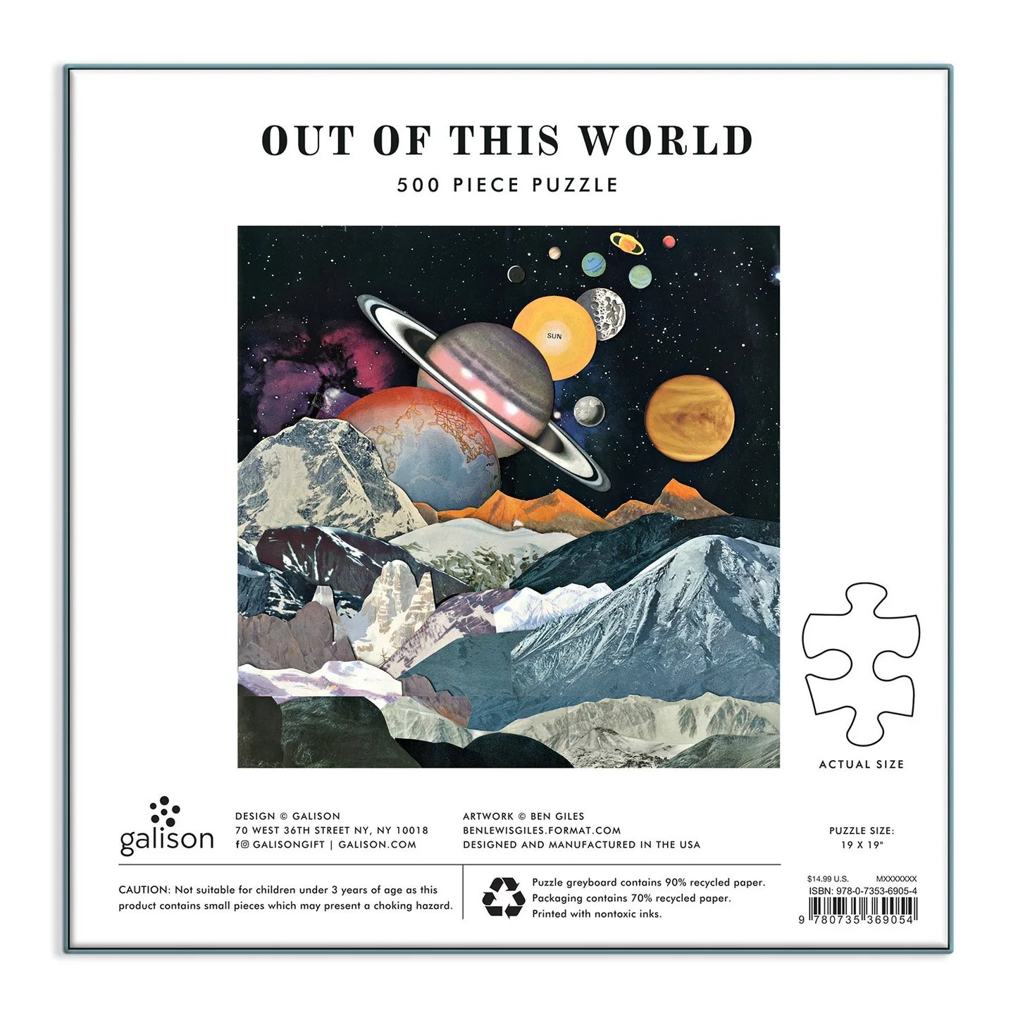 GALISON Out of This World 500 Piece Puzzle