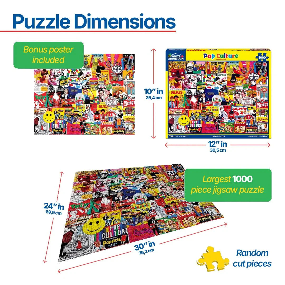 WHITE MOUNTAIN Pop Culture (1148pz) 1000 PCS