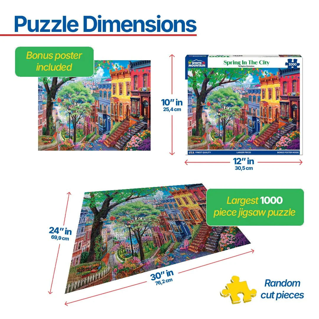 WHITE MOUNTAIN Spring In The City (2024pz) 1000 PCS