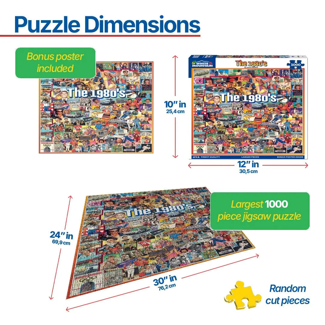 WHITE MOUNTAIN The Eighties (868pz) 1000 PCS