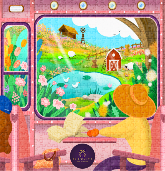 ELEWHITE, TRAIN RIDE, 1000 PCS