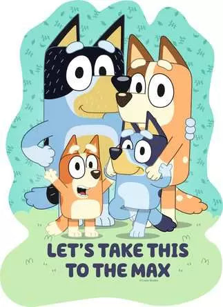 RAVENSBURGER Bluey 4 Large Shaped Puzzle