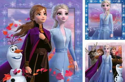 RAVENSBURGER Frozen: The Journey Starts 3 x 49 pc Puzzle