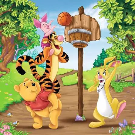 RAVENSBURGER Pooh Sports Day 3 x 49 pc Puzzle