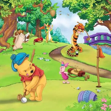 RAVENSBURGER Pooh Sports Day 3 x 49 pc Puzzle