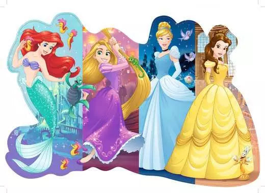 RAVENSBURGER Pretty Princesses 24 pc Shaped Floor Puzzle