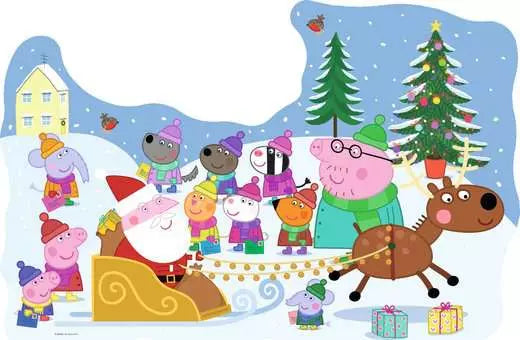 RAVENSBURGER, Peppa Pig Christmas, Children's puzzle 32 pieces