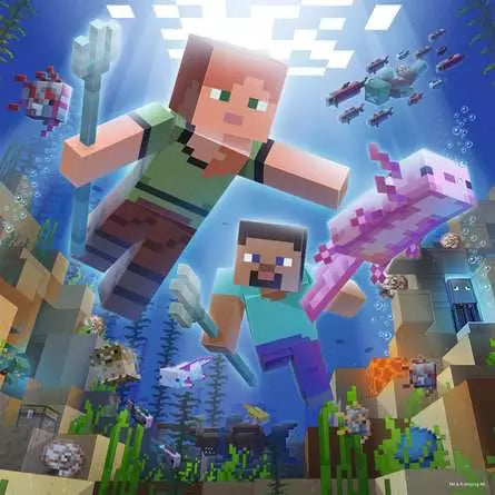RAVENSBURGER Minecraft Biomes 3 x 49 pc Puzzle