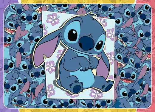 RAVENSBURGER Disney Stitch, Children's puzzle 4x100 pieces