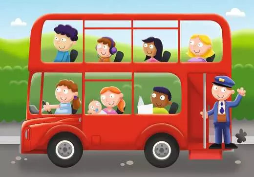 RAVENSBURGER MFP Travel Far 2, 3, 4, 5 pc Puzzles