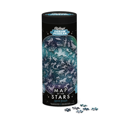 RIDLEY'S Map of the Stars 1000 Piece Jigsaw Puzzle