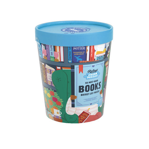 RIDLEY'S 50 Must-Read Books of the World Bucket List 1000-Piece Puzzle