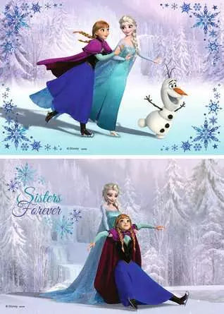 RAVENSBURGER Disney Frozen - Sisters Always 2x24 pc Puzzle