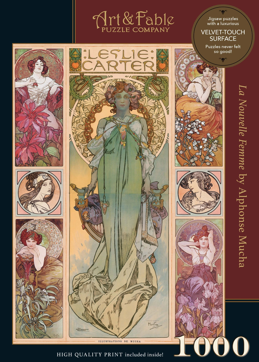 ART & FABLE La Nouvelle Femme (A. Mucha) 1000 PCS