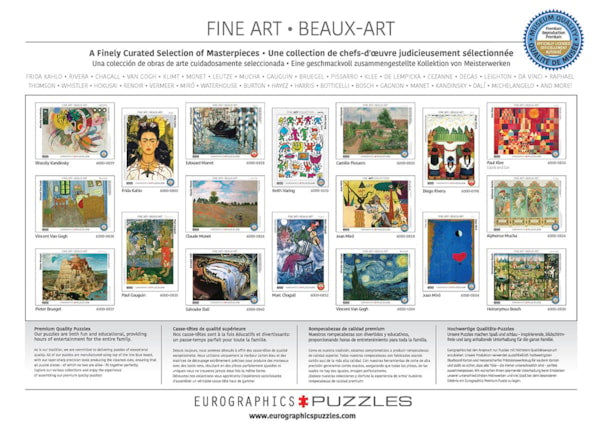 Eurographics Monet's Garden by Claude Monet 1000-Piece Puzzle