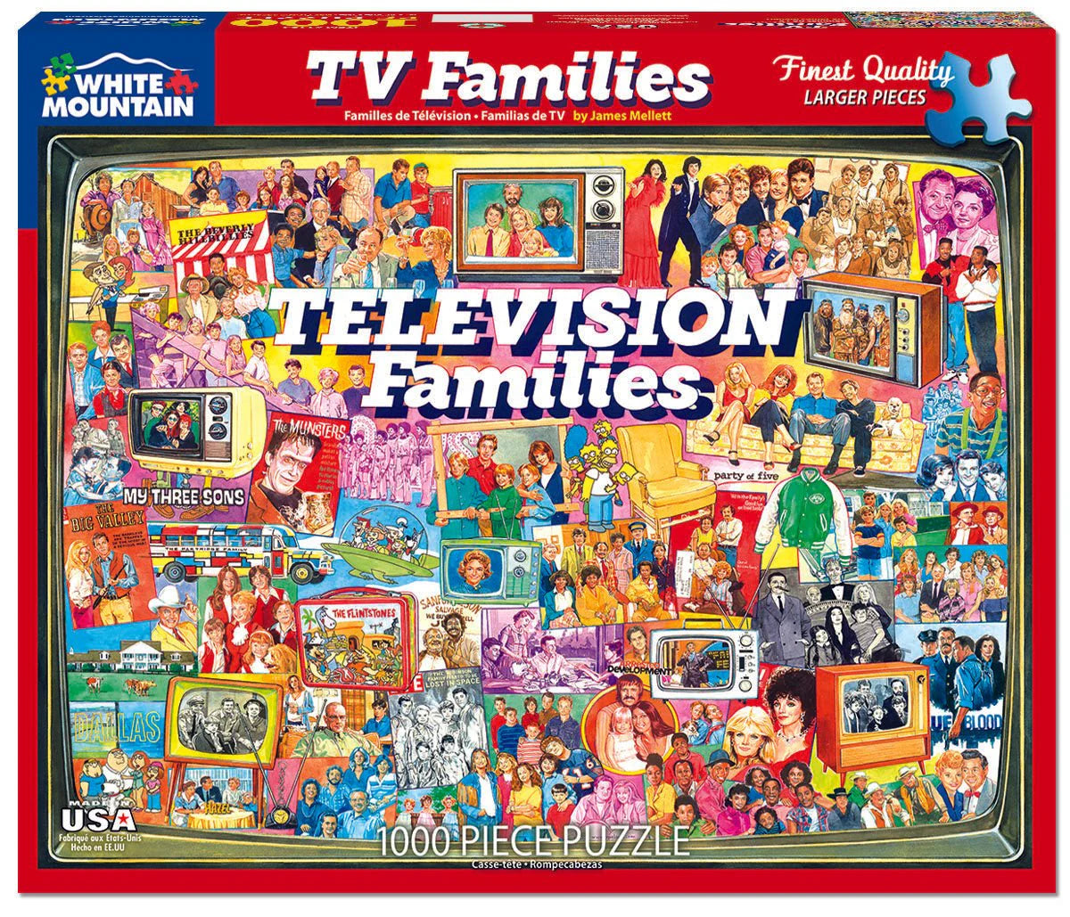 WHITE MOUNTAIN TV Families (1124pz) 1000 PCS