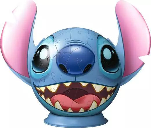 RAVENSBURGER Stitch 72 pc Head w/Ears 3D Puzzle