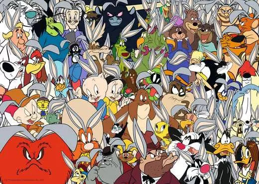 RAVENSBURGER Looney Tunes - CHALLENGE 1000 pc Puzzle