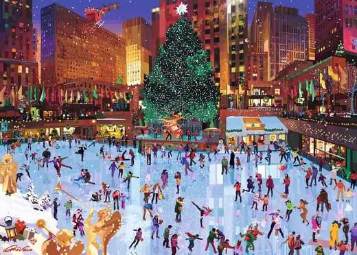 RAVENSBURGER Rockefeller Center Joy 1000 pc Puzzle