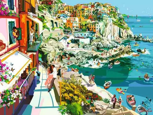 RAVENSBURGER Romance in Cinque Terre 1500 pc Puzzle