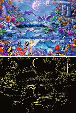 RAVENSBURGER Moonlit Magic 500 pc Puzzle