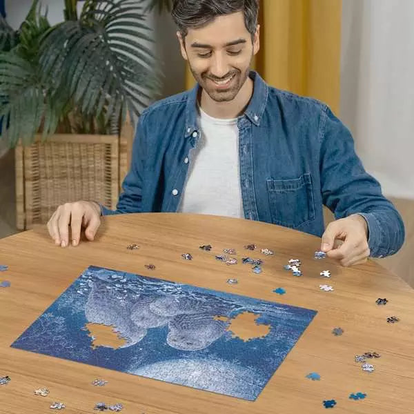 Ravensburger Glow in the Dark: Owls in the Moonlight 500 pc Puzzle