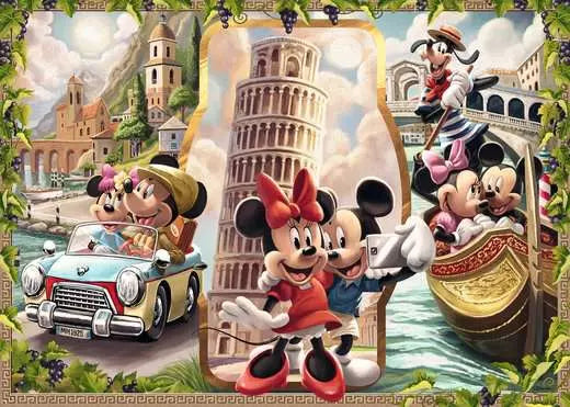 RAVENSBURGER Disney Mickey Mouse - Vacation Mickey & Minnie 1000 Pc Puzzle