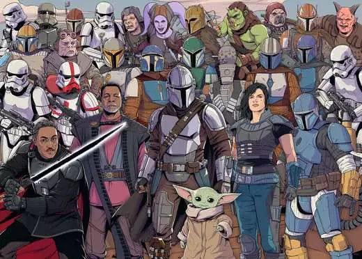 RAVENSBURGER Star War Mandalorian Challenge 1000 pc Puzzle