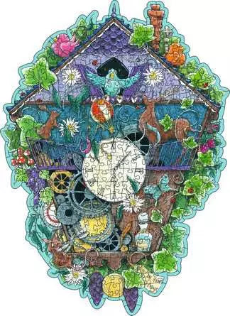RAVENSBURGER WOOD: Cuckoo Clock 300 pc Puzzle