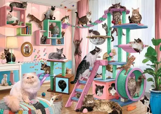 RAVENSBURGER Steve Read: Cat Tree Heaven 1000pcs