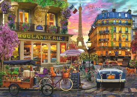 RAVENSBURGER Paris in the Dawn, 1000 pieces