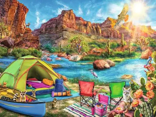 Ravensburger, Canyon Camping, 1500 pieces