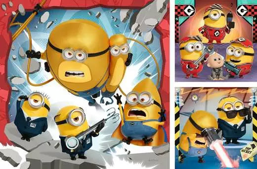 RAVENSBURGER Despicable Me - Minions, Children's puzzle 3x49 pieces