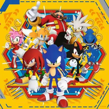 RAVENSBURGER Sonic the Hedgehog 3x49 pc Puzzles