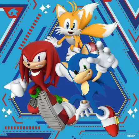 RAVENSBURGER Sonic the Hedgehog 3x49 pc Puzzles