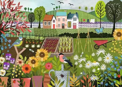 RAVENSBURGER Garden Allotment 1000 Pc Puzzle