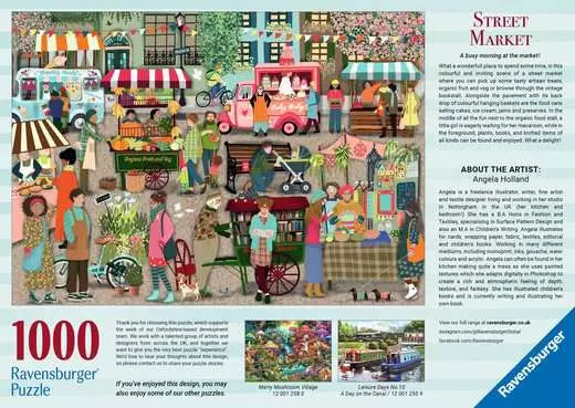 RAVENSBURGER Street Market 1000 Pc Puzzle