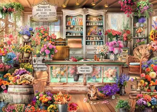 RAVENSBURGER All Seasons Flower Shop 1000pcs