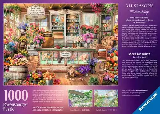 RAVENSBURGER All Seasons Flower Shop 1000pcs