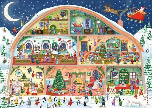 RAVENSBURGER, Santa's Workshop, Adult puzzle 1000 pieces