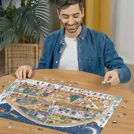 RAVENSBURGER, Santa's Workshop, Adult puzzle 1000 pieces
