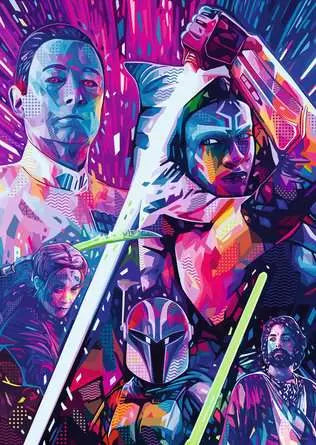 RAVENSBURGER Star Wars: Ahsoka 500 pc Large Format