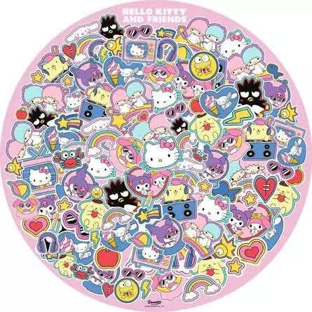 RAVENSBURGER Hello Kitty 500 Pc Round Puzzle