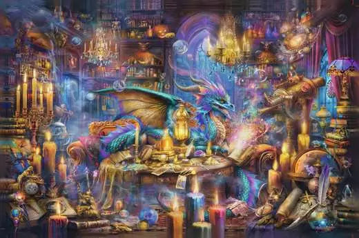 RAVENSBURGER Dragon's Library 3000 pc Puzzle