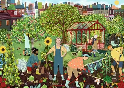 RAVENSBURGER, The Allotment, 1000 pieces