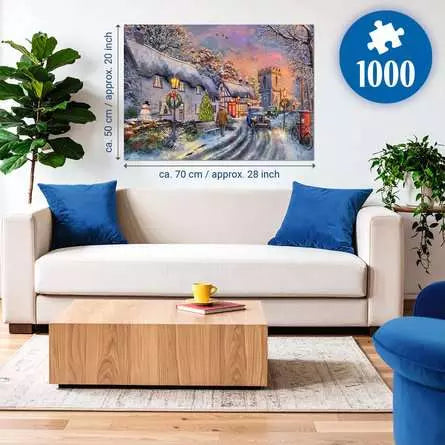 RAVENSBURGER, Coming Home for Christmas, 500 pc Large Format