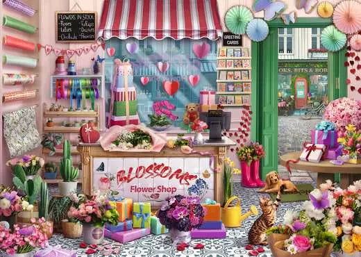 RAVENSBURGER, Blossoms Flower Shop, 1000 pieces